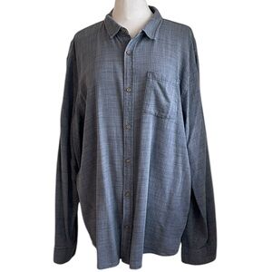 Marine Layer Long Sleeve Button Down Print Stripe Shirt XXL